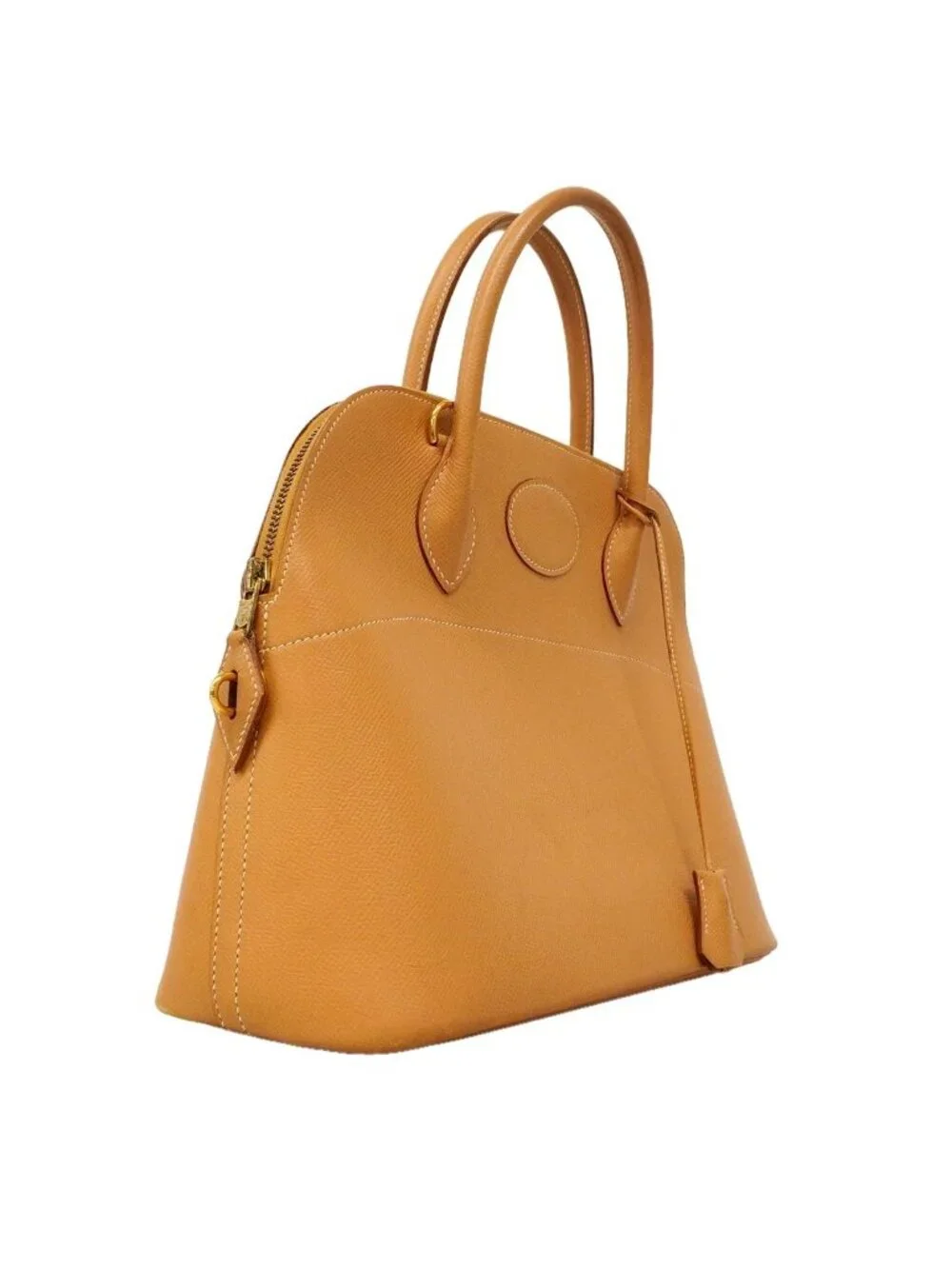 Hermes Handbag Bolide 31 Courchevel Natural Sable Gold 2-Way Bag